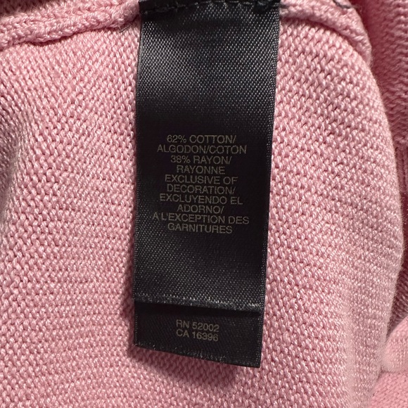 Liz Claiborne pink sequin women’s cardigan size medium - Picture 7 of 7